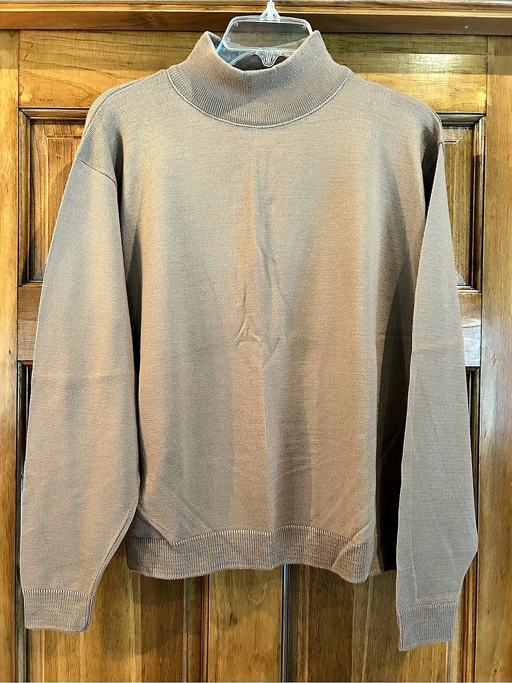 Pendleton Wool Mock Turtleneck in Brown Size Large Like New